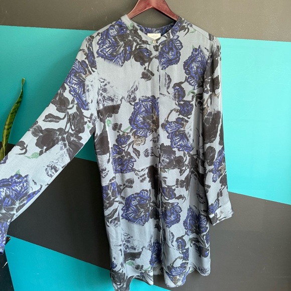 Wilfred Long Sleeve Sundress 100% silk Medium - Picture 5 of 14